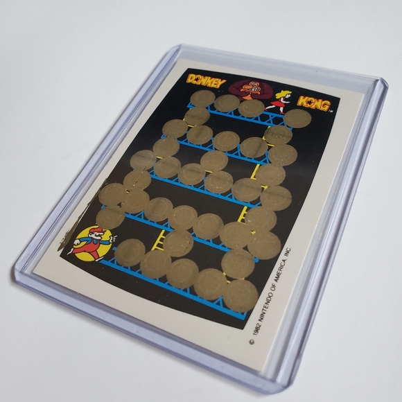 Topps Nintendo Scratch-Off Game Cards Zelda Screen 4/10 Donkey Kong 1989 Vintage - Picture 11 of 12